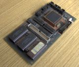 Mikroprocesorová deska ze strany součástek
