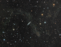 Galaxie NGC7497 a okol