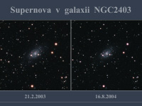 Supernova v galaxii NGC2403